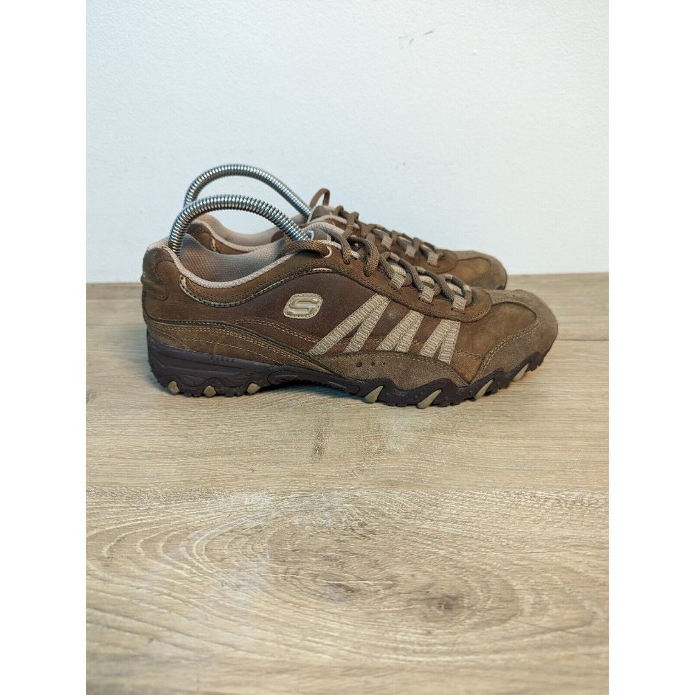 Skechers Womens Compulsions Blender 46884 Brown Casual Shoes Sneakers Size 10 - Picture 5 of 9